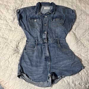 Cotton On Denim Jump Suit Size 6